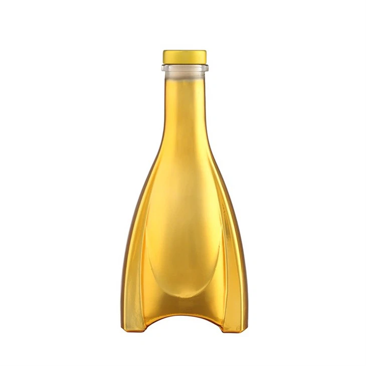 Gold-plated Small Wine Bottle
