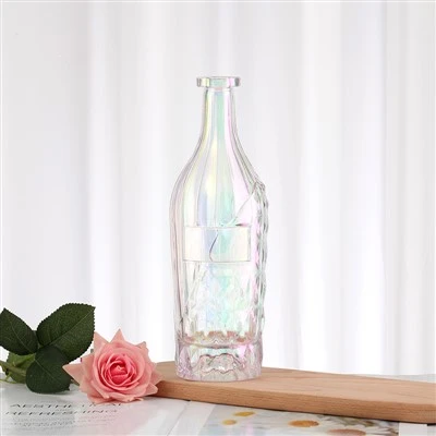 Rangli pushti maxsus shisha viski shishasi 700ML